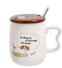 MUG-107/3  Кружка «Собака - друг человека»