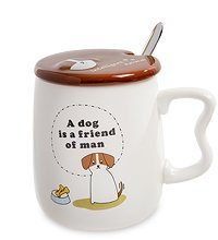 MUG-107/4  Кружка «Собака - друг человека»