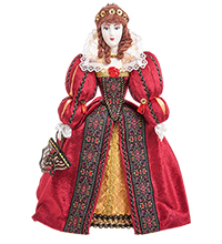 RK-920 Кукла «Татьяна в бархатном платье в стиле барокко»